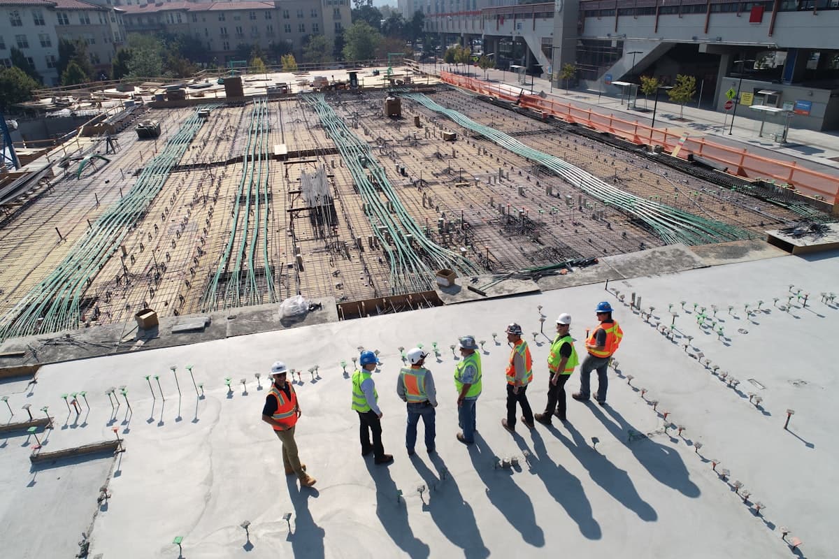 Construction site managed with ARC PEM
