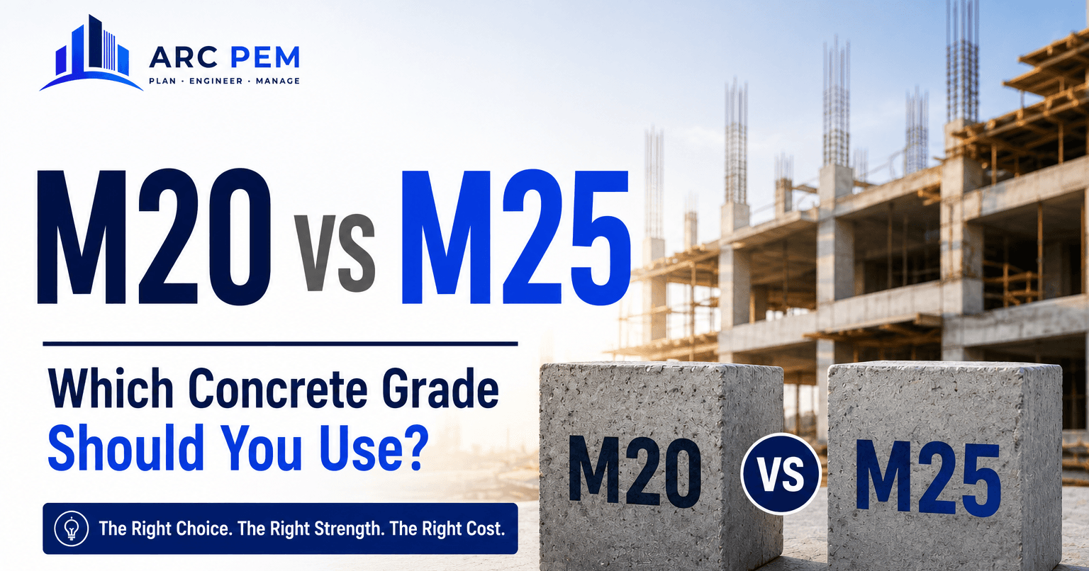 M20 vs M25 Concrete: A Site Engineer's Guide to Choosing the Right Mix
